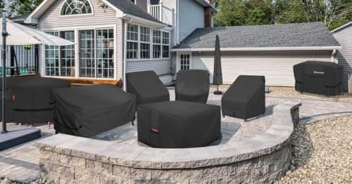 Porch Shield Fire Pit Cover - Waterproof 600D Heavy Duty Square Patio Fire Pit Table Cover Black - 36 x 36 inch — view 5