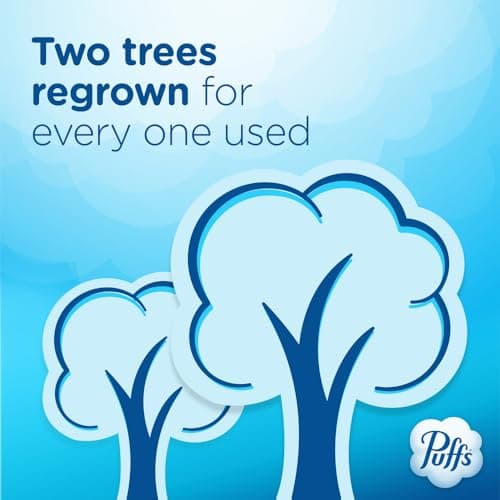 Puffs Facial Tissues Plus Lotion, 1 Cube Box, 48 Facial Tissues per Box, Allergies and Colds (Packaging May Vary) — view 7