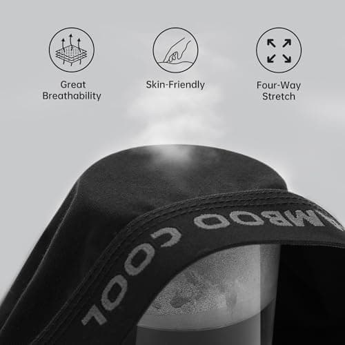 BAMBOO COOL Men's Ultra Breathable Underwear,No Riding Up Boxer Briefs with ComfortFlexible Waistband,Multipack — view 5