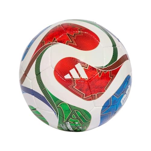 adidas Unisex-Adult FIFA World Cup 26™ Trionda Pro Sala Soccer Ball, White/Team Royal Blue/Solar Blue/Power Red, Futsal