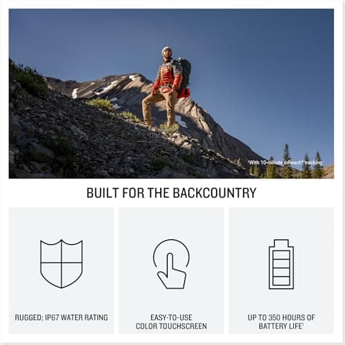 Garmin inReach® Mini 3 Plus, Rugged Global Satellite Communicator with Touchscreen Texting, Photo & Voice Messaging, Emergency SOS Messages & Battery Up to 350 Hours with 10-min inReach® Tracking — view 3