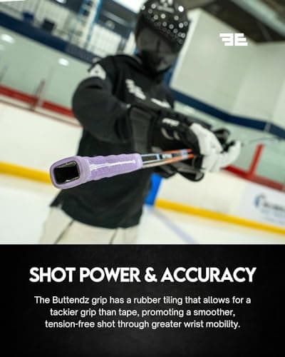 Buttendz Future Rubber Replacement Hockey Grip with Step Down Knob — view 4