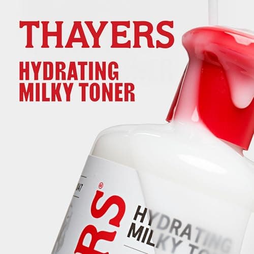 Thayers Milky Face Toner, With Hyaluronic Acid and Snow Mushroom, No Alcohol, Glass Skin, 48 Hour Hydration, For A Dewy And Hydrated Look, From Dry to Oily Skin Types, Vegan, Cruelty Free, 355ml
