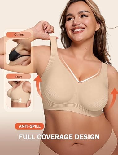 LetsJoli Jelly Bras for Women No Underwire Plus Size Push Up Supportive — view 2