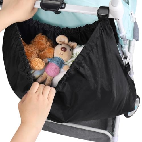 Accmor Stroller Organizer, Universal Stroller Bag for Uppababy, Baby Jogger, Britax Strollers, Adjustable Large Storage Accessories Caddy for Stroller and Crib