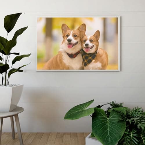 Custom Framed Canvas Prints With Your Photos - Personalized Picture To Canvas Wall Art (5"W x 7"H)- Floating Frames Available — view 2