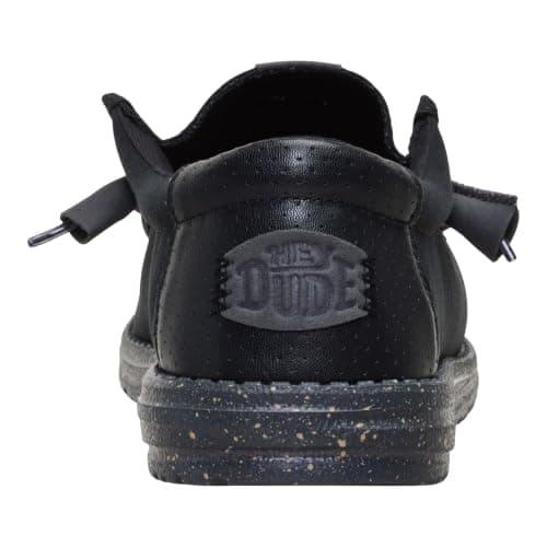 HEYDUDE Wally Hex Black/Black Size 11, Men’s Shoes, Slip-on Loafers, Comfortable & Light-Weight — view 2