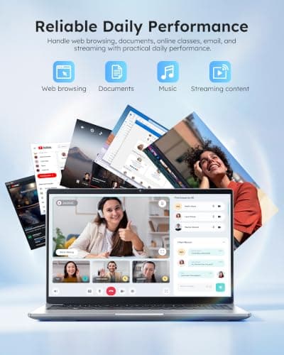 Amzboy 15.6” Windows 11 Laptop, N4020 CPU, 4GB RAM, 128GB eMMC, FHD Display — view 5
