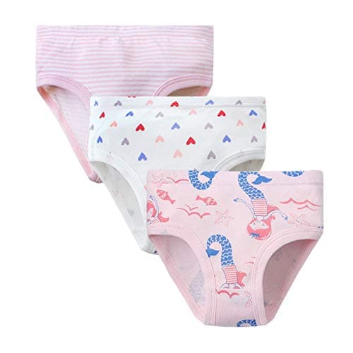JackLoveBriefs Girls Soft Cotton Underwear with 9 Packs Baby Panties Assorted Briefs(5-6T) Yellow — view 3