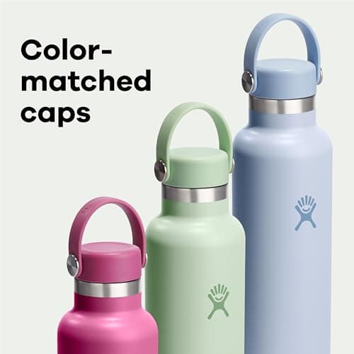Hydro Flask Water Bottle - Insulated Stainless Steel - Non Spill, Leakproof in 21 Oz Tonal Trillium — view 5