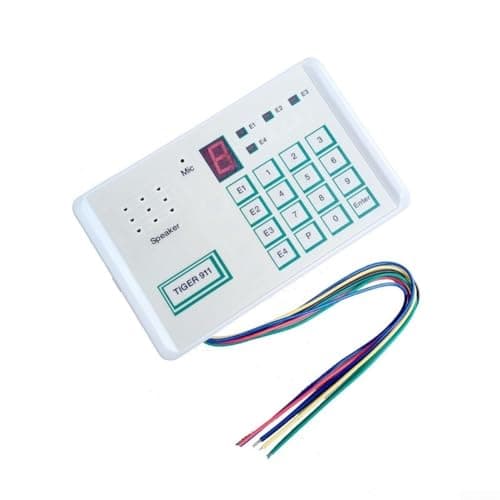 HanOaki Telephone PSTN Auto Dialer for Alarm Systems with Voice Message Playback, 4 Number Storage, 20-Second Recording, Password Stop Function, Power Outage Memory Retention, White Plastic Housing — view 2