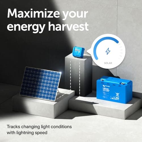 Victron Energy SmartSolar MPPT 75V 15 amp 12/24-Volt Solar Charge Controller (Bluetooth) — view 4