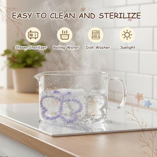 2 Pcs Baby Teething Toys Silicone Butterfly Teething Rings Over 3 Months - Baby Essentials Sensory Chew Toys -Baby Teether for Teething Relief -BPA Free Infant Toys Baby Shower Gifts (2, White,Purple) — view 6