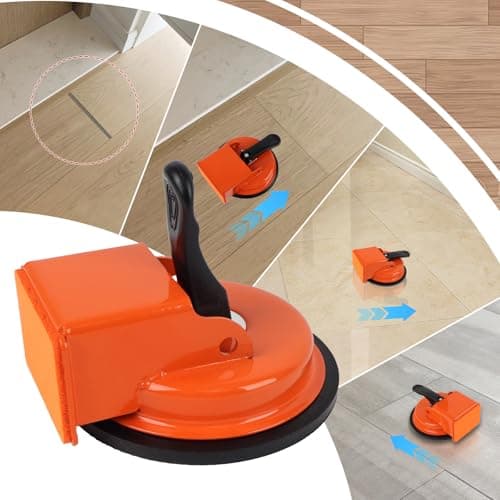 Heavy Duty Floor Gap Fixer Tool, Plank Grabber with Suction Cup(D: 4.84 Inch), Flooring Gap Repair Tool for Wood, Tile, Vinyl, Laminate Flooring Tools, Flooring for Widths 5 Inches and Above — view 5