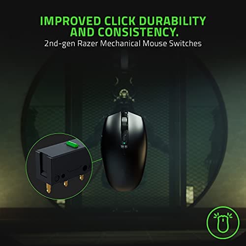 Razer Orochi V2 Mobile Wireless Gaming Mouse: Ultra Lightweight - 2 Wireless Modes - Up to 950hrs Battery Life - Mechanical Mouse Switches - 5g Advanced 18k Dpi Optical Sensor - Classic Black — view 4