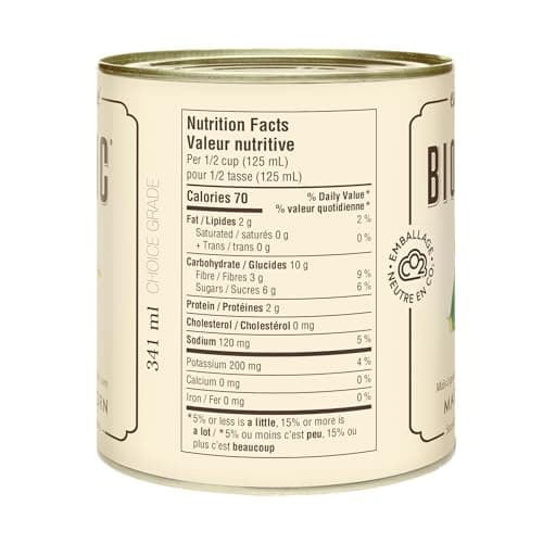 Eat Wholesome Organic Italian Sweet Corn, 341ml - 100% Natural, No Added Sugar, Whole Kernels, Vegan, Non-BPA Lining, CO2 Neutral Packaging — view 2