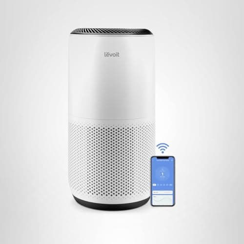 LEVOIT Air Purifiers for Home Large Room Up to 1733 Ft² With HEPA Sleep Mode, AHAM VERIFIDE, Auto Mode, Air Quality Monitor, Smart WiFi, 3-in-1 Filter For Pet Allergy, Smoke, Dust, Core 400S-P, White — view 9