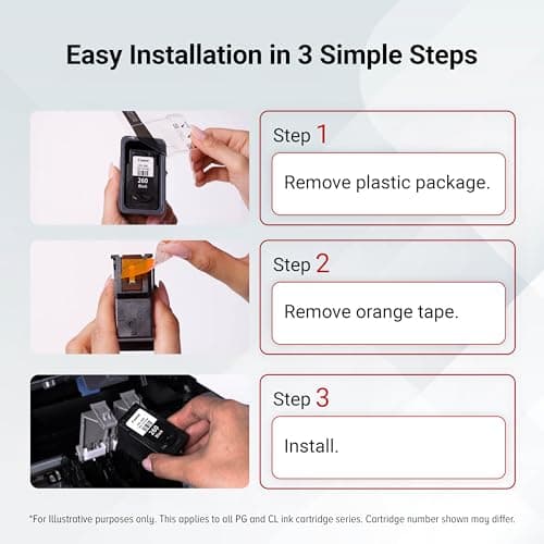 Canon PG-243 Black Ink Cartridge Compatible to Printer iP2820 MX492, MG2420, MG2520, MG2920, MG2922, MG2924 MG3020, MG2525, TS3120, TS302, TS202 and TR4520 — view 6