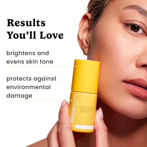 Timeless Skin Care Vitamin C Serum with Vitamin E & Ferulic Acid - 20% Vitamin C Brightening - Face Serum for Oily & Dry Skin - Fragrance-Free for Skin Care (30 ml (Pack of 1)) — view 5