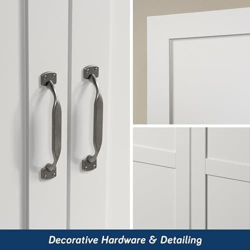 Sauder Select Storage Cabinet/ Pantry cabinets, White finish — view 6