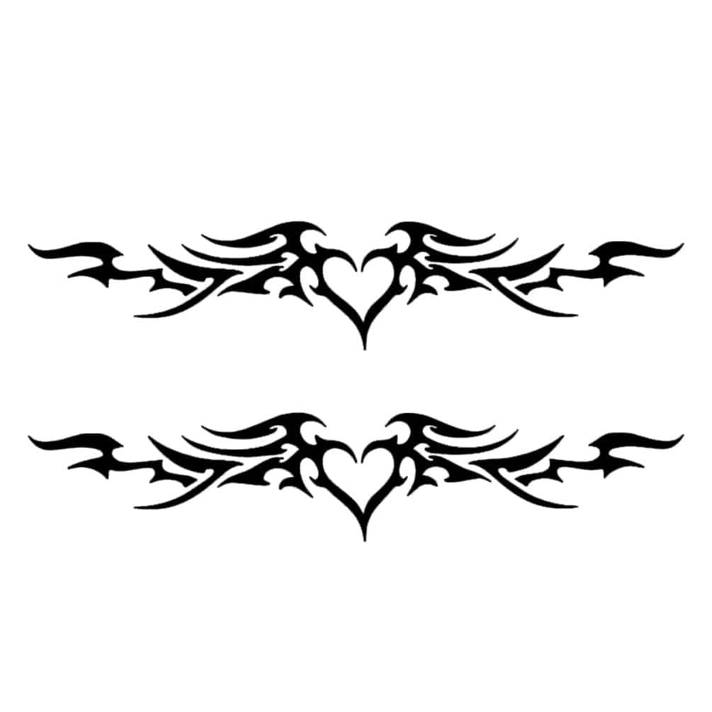 2 pegatinas divertidas de vinilo impermeables de 30 x 6 cm, accesorio decorativo para moto, se utiliza para coche, moto, ordenador portátil, furgoneta, AZ292 (negro)