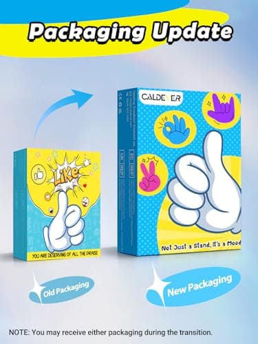 Gifts for Teens Boys Girls Adults Fathers Day: Thumbs Up Lazy Phone Stand Cell Phone Holder for Desk Kids Teenage Tween Men Women Stocking Stuffers Funny Cool Gadget Birthday Ideas Husband Dad Gifts — view 5