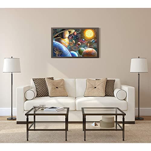 Jigsaw Puzzles 1000 Pieces for Adults, Families 15+ Years (Space Traveler, Solar System) Pieces Fit Together Perfectly — view 4