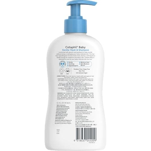 Cetaphil Baby Gentle Wash and Shampoo, 400ml — view 6