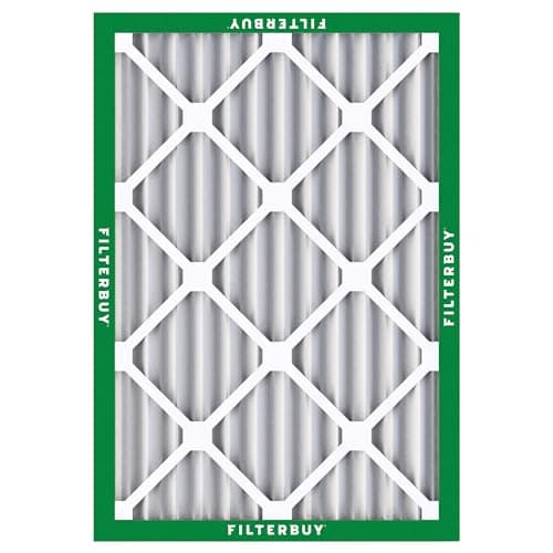Filterbuy 16x20x2 Air Filter MERV 8 Essential Dust & Allergy Defense (12-Pack), Electrostatic Pleated HVAC AC Furnace Filters Replacement, Made in USA (Actual Size: 15.50 x 19.50 x 1.75) — view 7