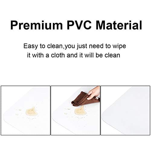 Kuyal Clear Chair mat for Hard Floors 30 x 48 inches Transparent Floor Mats Wood/Tile Protection Mat for Office & Home (30" X 48" Rectangle) — view 5