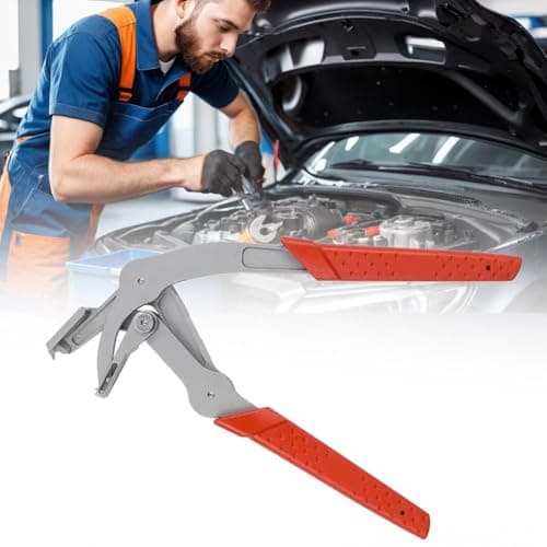 Car Clip Pliers & Trim Removal Tool, Spring-Loaded Fastener Rivet Remover for Auto Door Panels, Interior & Exterior Trim, Mechanic, Damage-Free Disassembly — view 4