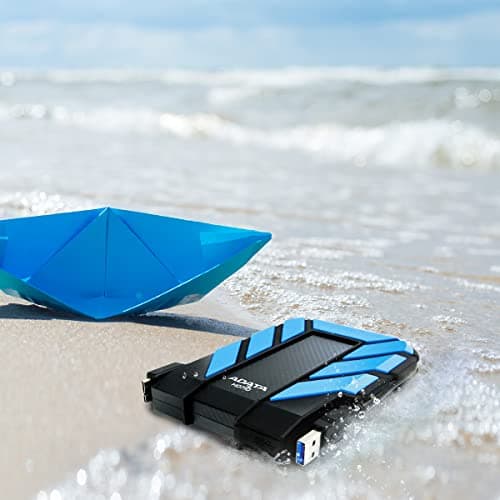 ADATA HD710 Pro - 2 TB External Hard Drive - Shockproof, Waterproof & Dustproof - Durable Storage - For Gamers, Students & Professionals - Mac, PC & Linux Compatible - Blue - AHD710P-2TU31-CBL — view 5