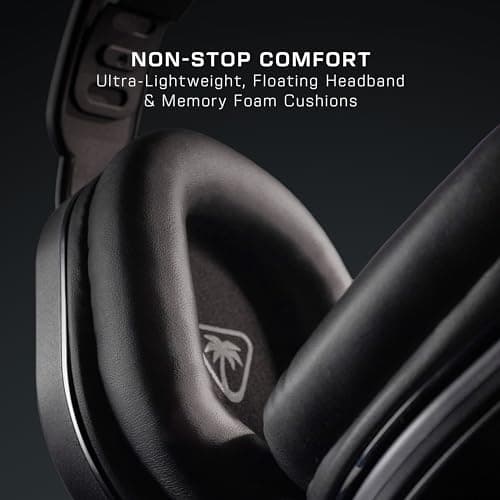 Turtle Beach Stealth 500 Wireless Gaming Headset Licensed for Xbox Series X|S, Xbox One & Works via Bluetooth with PC, Switch & Mobile – 40-Hr Battery, Memory Foam Cushions, Flip-to-Mute Mic – Black — view 5