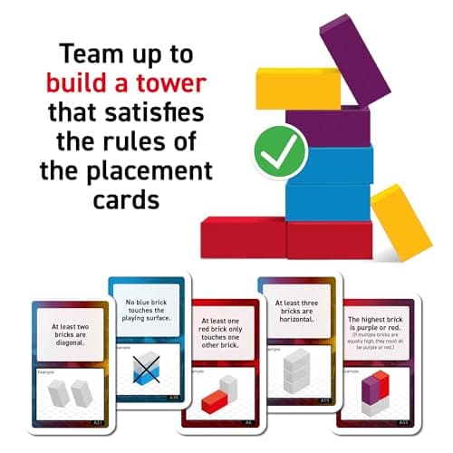 Towerbrix - Cooperative Building Game | Quick Family Game | Hidden Objective | Ages 10 & UP | Kosmos — view 2