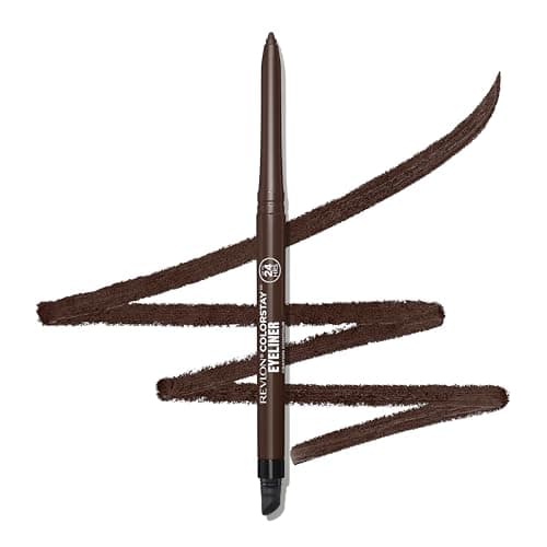 Revlon ColorStay Pencil Waterproof Eyeliner, Smudge-Proof, Eye Makeup with Built-In Sharpener, Long-Lasting, Matte Finish, 202 Black Brown, 0.01 oz — view 9