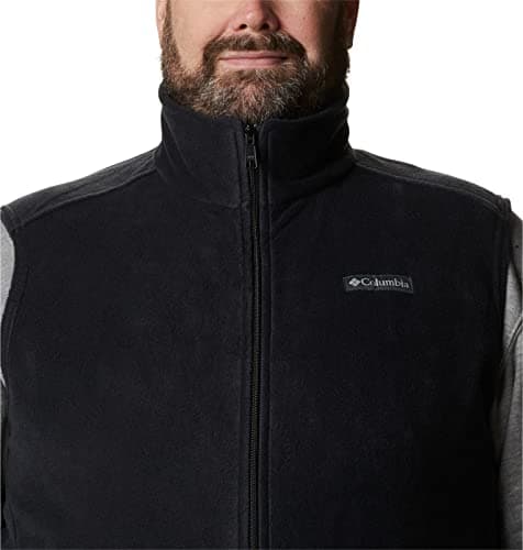 Columbia Mens Steens Mountain Vest, Black, Small — view 9