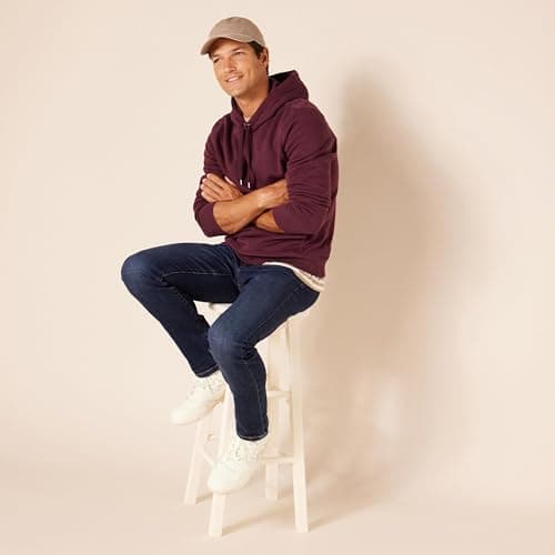 Amazon Essentials Men's Standard Slim-Fit Stretch Jean, Dark Vintage, 31W x 34L — view 5