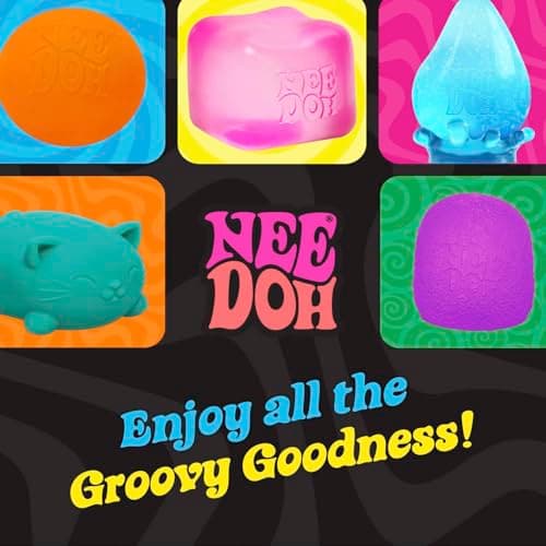 Schylling NeeDoh Nice Cube Glow - Squeeze Toy with a Super Solid Squish - Glows in The Dark - 2.25" Cube - Color May Vary (Pack of 1) — view 6