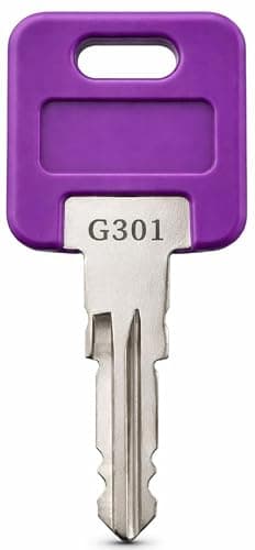 G359 Replacement Keys, 3 Pack, Compatible with Global Link RV Trailer Camper Locks, Pre Cut to Key Code Series G301–G390, with one G391 Key