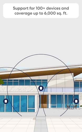 Amazon eero Pro 6E mesh wifi system - Supports internet plans up to 2.5 Gbps, Coverage up to 6,000 sq. ft., Connect 100+ devices, 3-pack — view 5