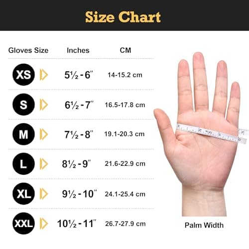 TitanFlex Disposable Nitrile Exam Gloves - 6-mil, Black, Small 100-ct Box, Heavy Duty, Latex Free, Food Safe for Cooking & Food Prep — view 8