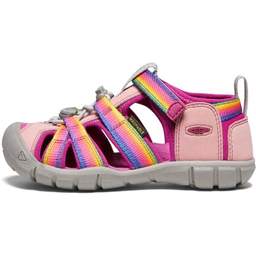 KEEN Seacamp 2 CNX Closed Toe Sandals, Rainbow/Festival Fuchsia, 11 US Unisex Little Kid — view 2