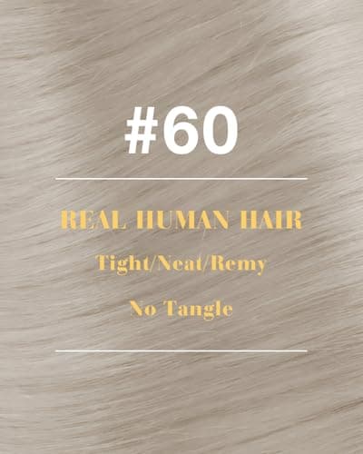 Hetto Nano Hair Extensions Real Human Hair Platinum Blonde 50g 50s 14 Inch — view 7
