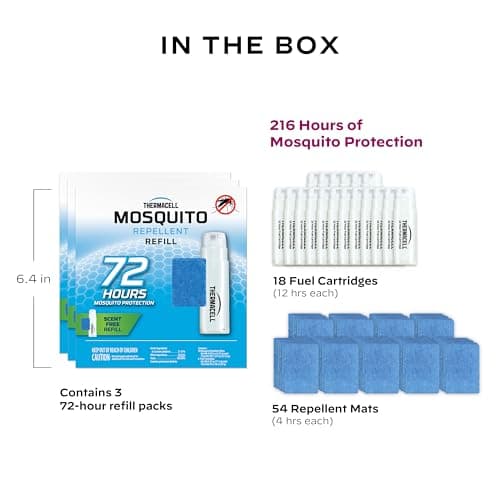 Thermacell Mosquito Repellent Refills; Compatible with Any Fuel-Powered Thermacell Repeller; Highly Effective, Long Lasting, No Spray, No Scent, No Mess; 15 Foot Zone. R36P — view 5