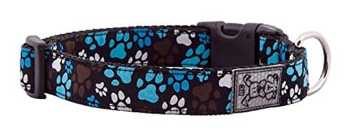 RC Pets 1 Inch Adjustable Dog Clip Collar, Medium, Pitter Patter Chocolate — view 3