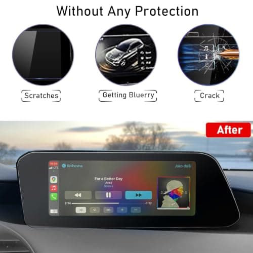 TTCR-II Compatible with MAZDA3 Screen Protector Matte 2019-2024 2025 2026 and for Mazda CX-30 Screen Protector 2020-2024 2025 2026, for Mazda 3 and CX-30 Anti-Glare Touchscreen Film 8.8 Inch — view 3