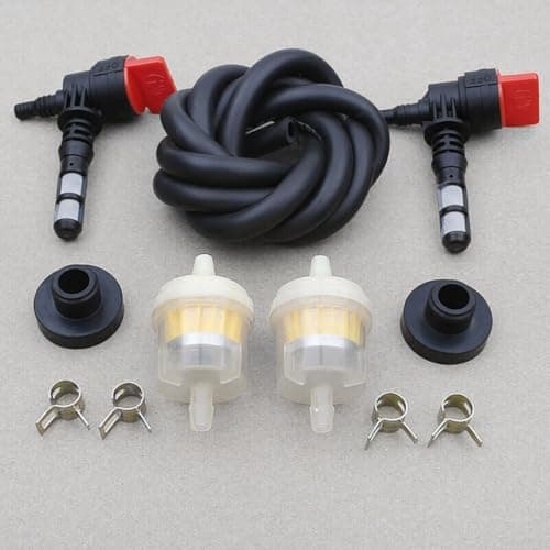 Fuel Shut Off Valve Kit for 2500-8000 Watt Generator Pressure Washer, Replaces 192980GS 208961 78299 80270, Compatible with For Craftsman For Snapper For Troy-, 2 — view 2
