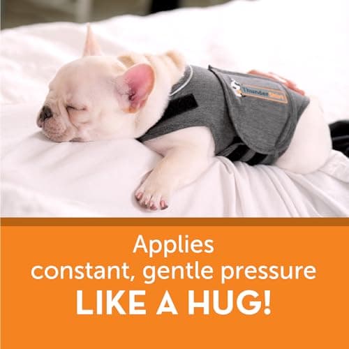 ThunderShirt for Dogs, Medium, Heather Gray Classic - Dog Anxiety Relief Calming Vest — view 5