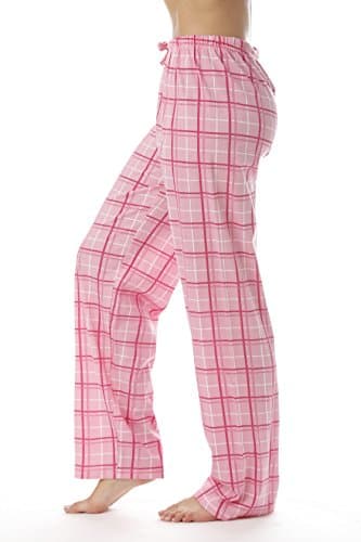 Just Love Women Plaid Pajama Pants Sleepwear 6324-PNK-10281-XL