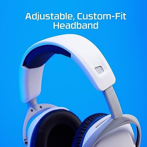 HyperX Cloud Stinger 2 – Gaming Headset for PlayStation, Signature Comfort, Adjustable Headband, Wired, White — view 2